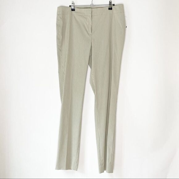 NWT Doncaster Signature Pinstriped Trouser Pants sz. 12 #AJ - Picture 1 of 10